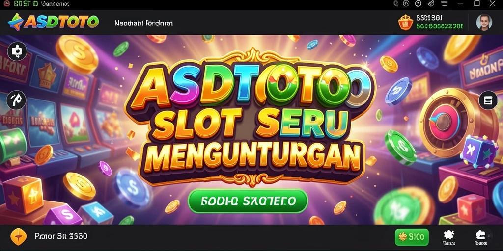 Tangkapan layar utama ASDTOTO yang menampilkan gameplay Slot yang seru.