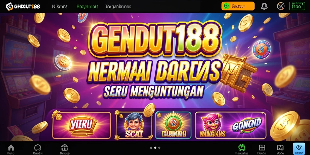 Tampilan menarik dari gameplay Slot di GENDUT188.