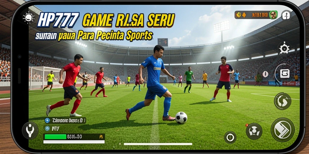 Tampilan gameplay seru dengan aksi olahraga mendebarkan.
