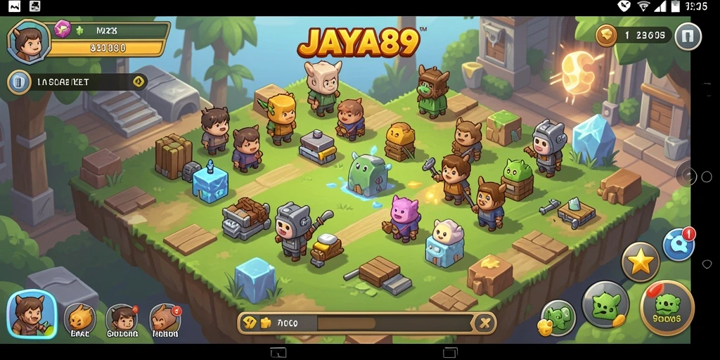 Screenshot gameplay JAYA89 menampilkan tantangan puzzle yang seru.