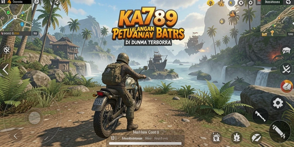 Screenshot gameplay KA789 yang menonjolkan eksplorasi dunia terbuka.