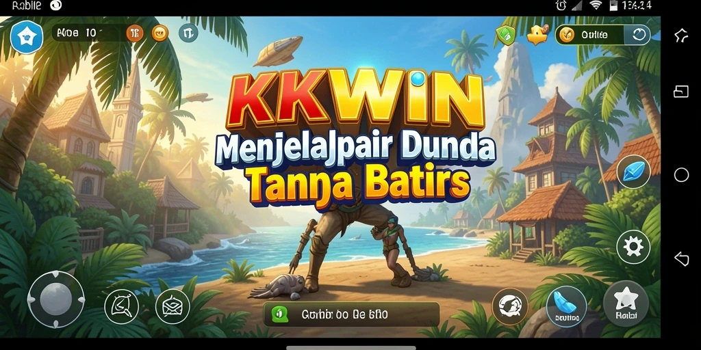 Gameplay KKWIN yang menakjubkan dalam dunia terbuka.