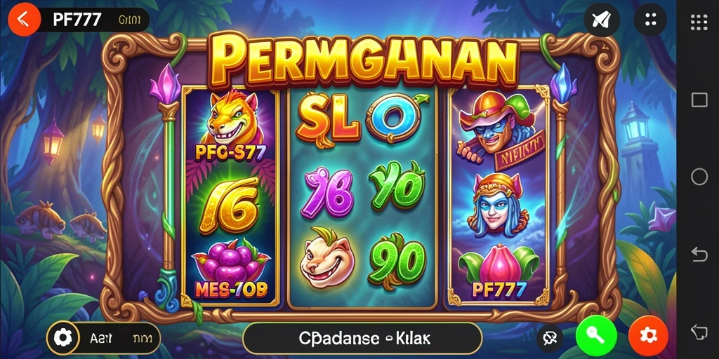 Tampilan gameplay <strong>PF777</strong> yang memukau dalam permainan slot.