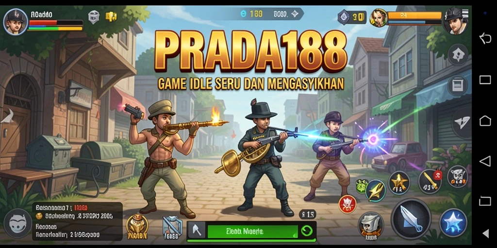 Tampilan gameplay seru dari PRADA188 yang menampilkan karakter dan tantangan.