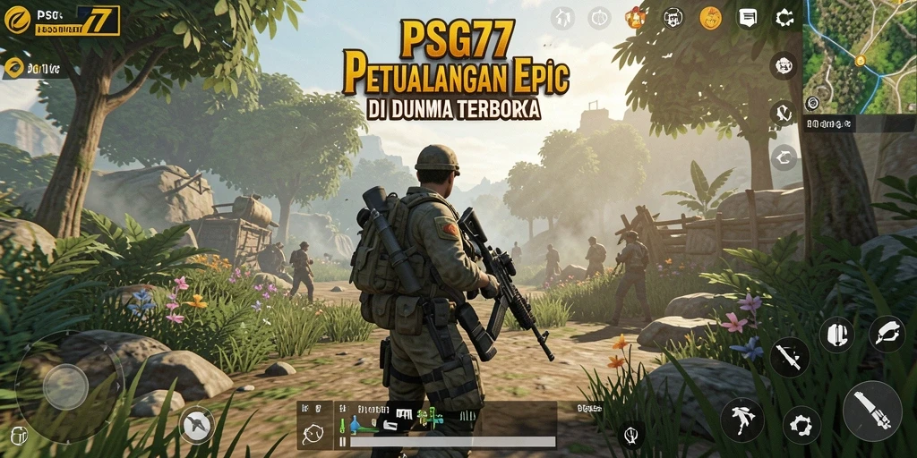 Gameplay PSG77 menampilkan eksplorasi mendalam di dunia penuh petualangan.