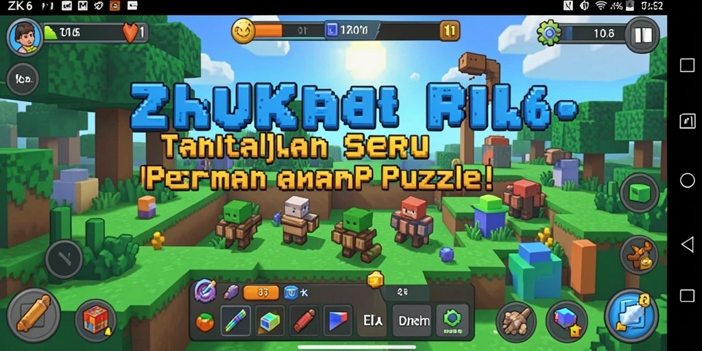 Tampilan gameplay ZK6 dengan berbagai tantangan puzzle yang menarik.